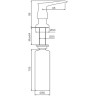 Дозатор для жидкого мыла GAPPO G405-6